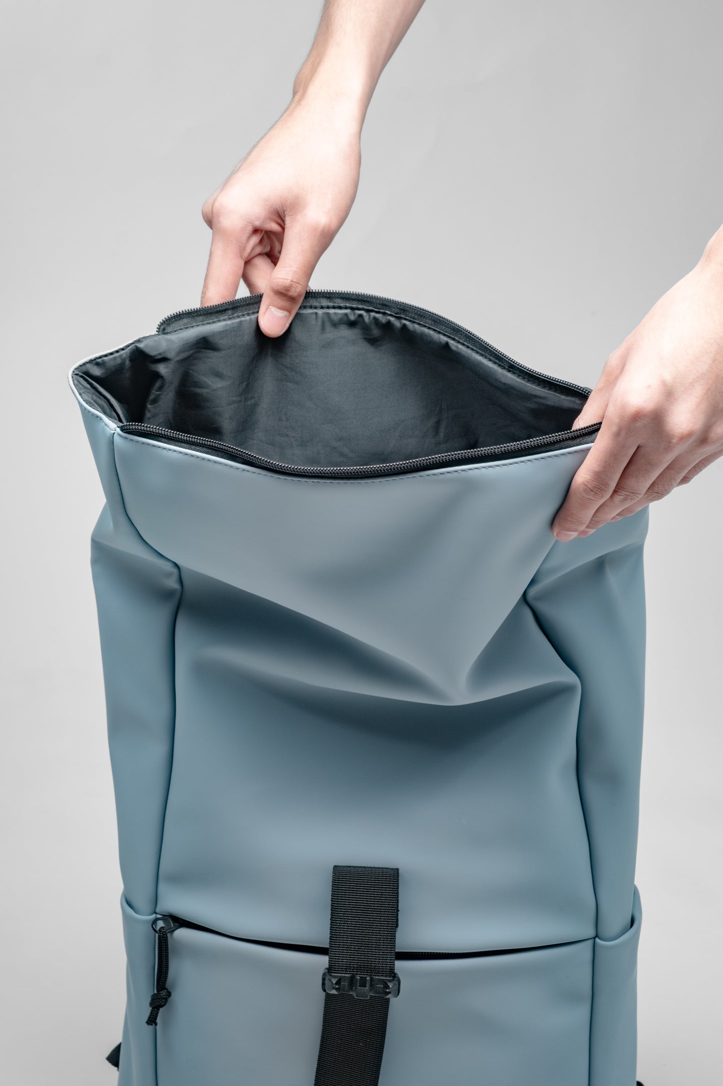 Rollover Rucksack - Powder Blue