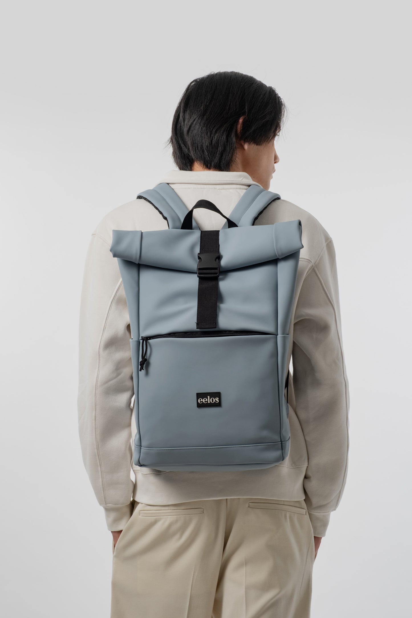 Rollover Rucksack - Powder Blue