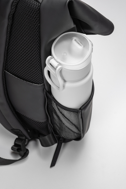 Rollover Rucksack Black