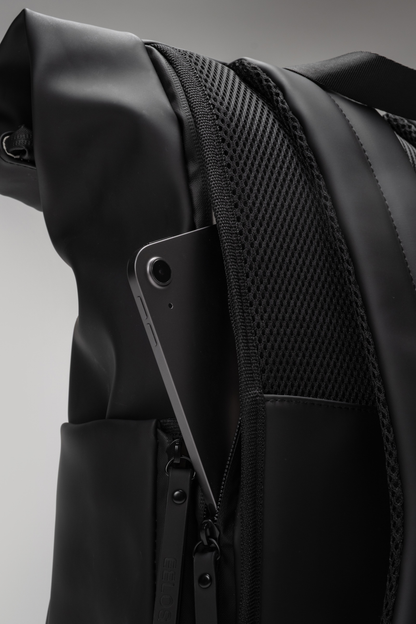 Rollover Rucksack Black